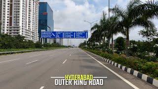 Hyderabad Ring Road (ORR) - 4K Drive | 8 Lane Expressway