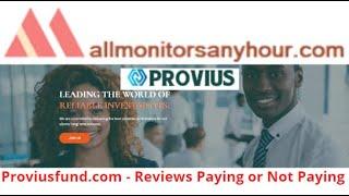 proviusfund.com, Paying Or Not Paying, & #Fast growing HYIP,  #HYIP daily update, #HYIP monitor,