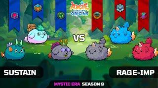 SUSTAIN vs RAGE-IMP | SEASON 9 | AXIE INFINITY ORIGINS