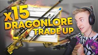 CS:GO - 15x Dragon Lore Tradeup Contracts IN A ROW!