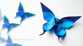 How to Fold an Origami Butterfly :: Mariposa UPDATED VERSION ::Actualizada