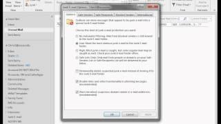 How to Turn-Off Junk E-Mail Filtering in Outlook 2013