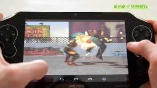 Archos Gamepad 2 Tablet unboxing gameplay распаковка обзор