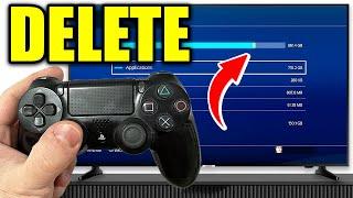 How To Delete Games On PS4 - 2024