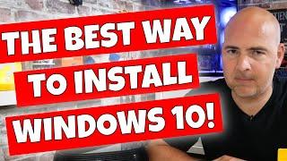 How To Install Windows 10 & Drivers Correctly - Fresh Install Win10