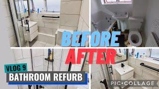 Before and After Bathroom Renovation - Modern Bathroom with Shower