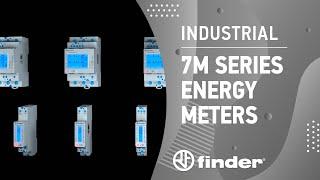 Smart energy meters programmable with NFC Technology | 7M Series | Finder