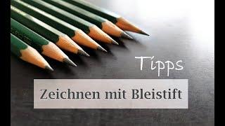 ZEICHNEN LERNEN 2024 - Zeichnen mit Bleistift Tipps für Anfänger | how to use graphite pencils