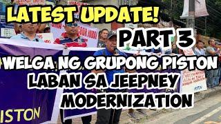 Welga ng grupong PISTON laban sa Jeepney modernization (PART 3)