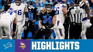 Lions CLINCH NFC North title in Primetime Thriller | Lions vs. Vikings: 2024 NFL Season Highlights