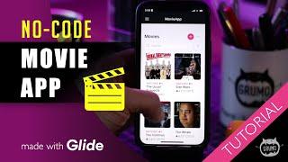 Create a Movies App (with Fetch JSON) | Glide Tutorial #nocode