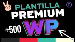  Plantillas y Temas para Wordpress Premium: Full Responsive +600 Diseños DIVI