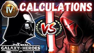 Darth Vader vs. Darth Revan Requires a Very Precise Speed - 3v3 GAC Bronzium 4