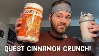 QUEST Cinnamon Sugar Crunch Protein Taste Test!