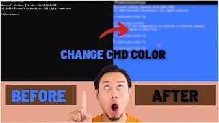 How to EASILY Change Color in CMD- change color of command prompt