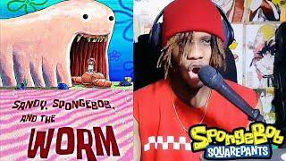 SANDY, SPONGEBOB & THE WORM || Spongebob Squarepants Reaction 🪱