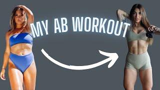 MY AB WORKOUT ROUTINE -  how to get abs, proper exercises, no BS, creating a strong/healthy core