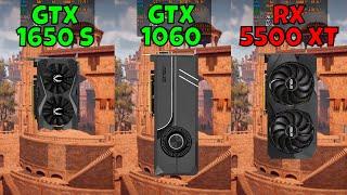 GTX 1650 Super vs GTX 1060 6GB vs RX 5500 XT (In 9 Games)