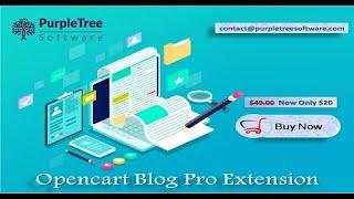 How admin and seller create a blog in Opencart multivendor