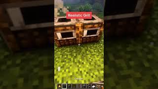 How To Make Realistic Grill In Minecraft