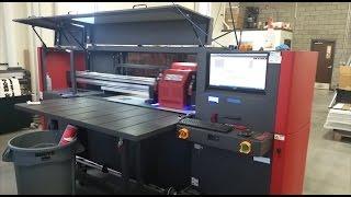 AlphaGraphics Idaho Falls EFI H1625 LED Printer - Printing on E-Panel