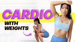 Fat-Burning Cardio Sculpt (low-impact full body workout with weights)