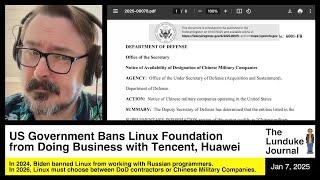 US Government Bans Linux Foundation from Doing Business with Tencent, Huawei