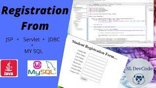 Java Tutorials & Projects 05 - Create a Registration Form using JSP+Servlet+JDBC+MYSQL | Source Code