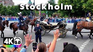 See Sweden National Day 2024 Up Close | Walking Tour Experience in 4k 60f UHD