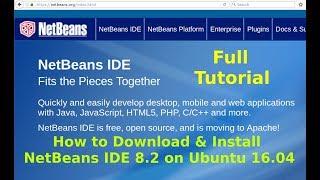 How to Download & Install NetBeans IDE 8.2 on Ubuntu 16.04