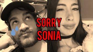 Sonia sae apology | Vegan stigma