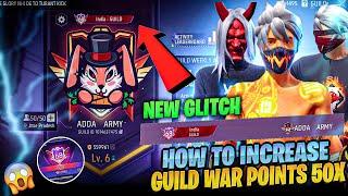 Increase 50x FASTER Guild War POINT  HOW TO GET GUILD WAR TITLE | How to increase guild glory
