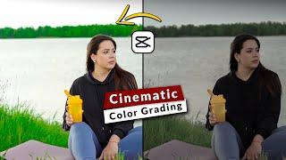 Capcut cinematic color grading tutorial | Capcut photo video colour editing trick