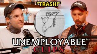 Your Thoughts on AI Tattoos? | EP 77 ft Jesse Levitt | Unemployable Podcast CLIPS