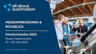 all about automation Friedrichshafen 2023 // Messeimpressionen und Rückblick