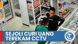 Sejoli Curi Uang Rp 800 Ribu Terekam Kamera Pemantau di Kota Batu