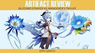 Ganyu Build Review | Blizzard Strayer Vs. Wanderer's Troupe [Genshin Impact 2.4]