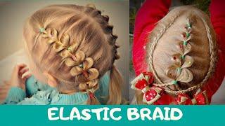 #howtobraid easy #elasticbraid #hairstyle for toddler