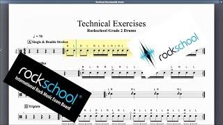 Technical Exercises Rockschool Grade 2 Drums