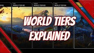 Outriders world tiers explained - full world tier guide