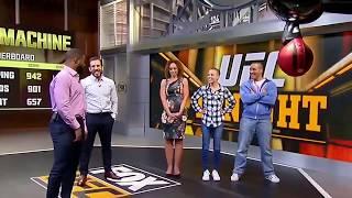 MMA Fighters hitting the punching machine: Mcgregor, Woodley, Ortega and more