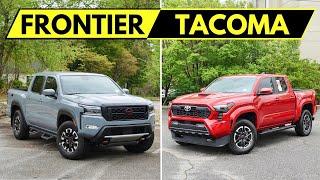 2024 Nissan Frontier Pro-4X vs 2024 Toyota Tacoma TRD Sport | The Better Truck For $47,000?
