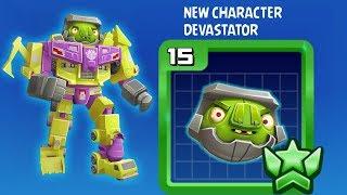 NEW CHARACTER DEVASTATOR – Angry Birds Transformers Gameplay (Android,iOS)