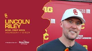 USC HC Lincoln Riley | Wednesday of Texas A&M Bowl Prep