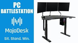 Best Standing Gaming Desk for 3 Monitors | PC Battlestation