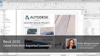 Revit 2020: Create Parts from Imported Geometry