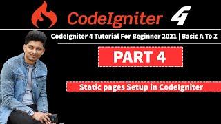 CodeIgniter Static Pages Setup | Bangla Tutorial 2021| CodeIgniter 4 | A To Z Basic CodeIgniter
