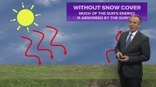 What is albedo, and how does it affect the forecast?