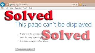 'This Page Cannot Be Displayed' | 'This Page Can't Be Displayed' Error? Most Common Fix.