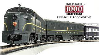 Proto 1000 Series HO-Scale ErieBuilt Locomotive & Rivarossi Balt & Ohio Passenger Train Set Unboxing